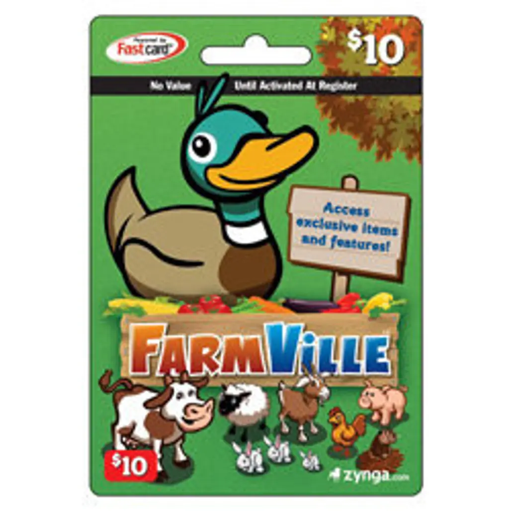 FarmVille Gaming Card