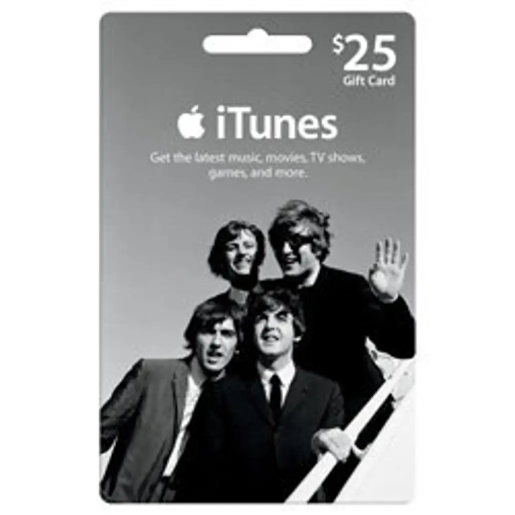 ITunes Beatles Gift Card