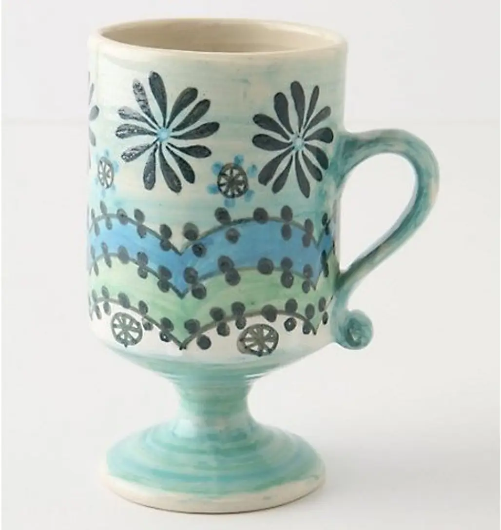 Perched and Patterned Mug