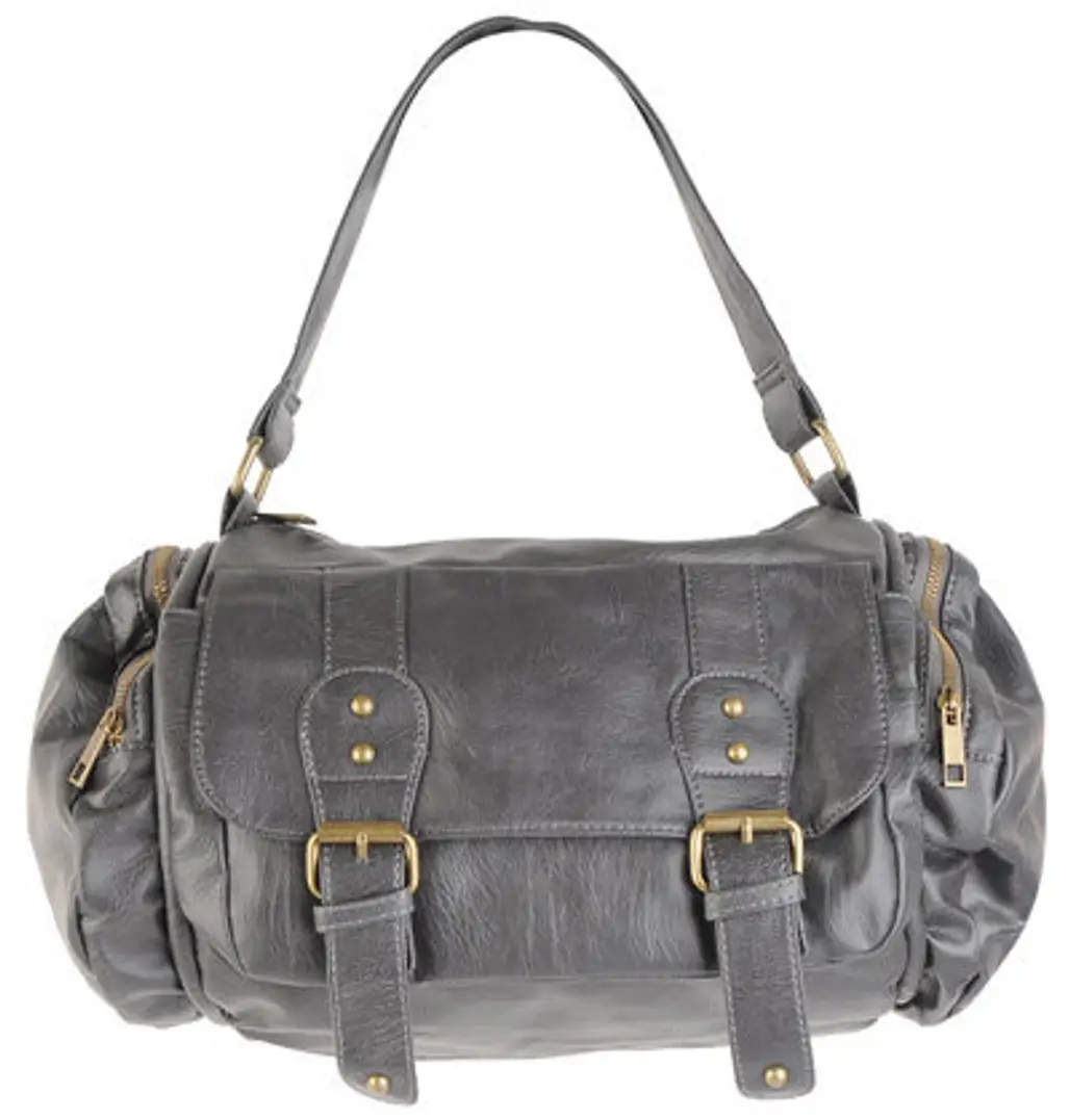 Leatherette Messenger Bag