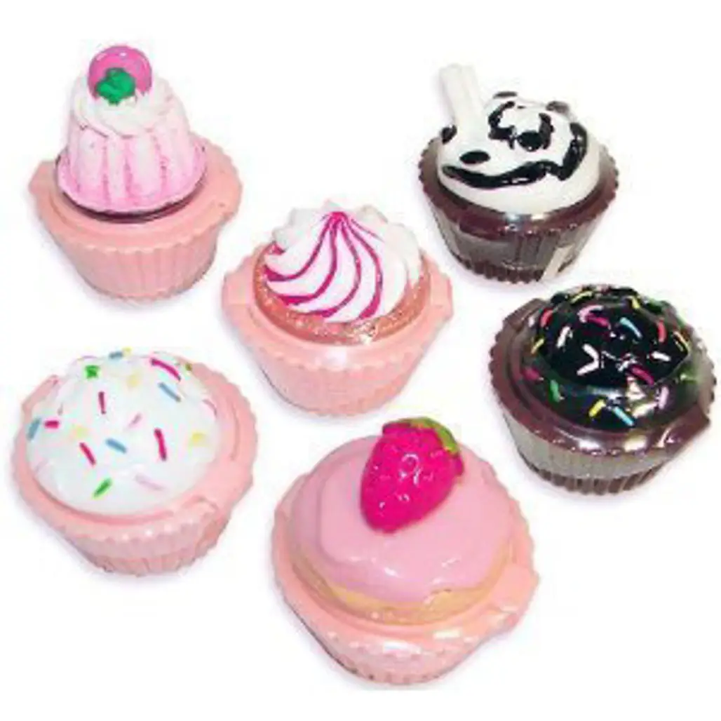Girls' Cupcake Lip Gloss Set of 12