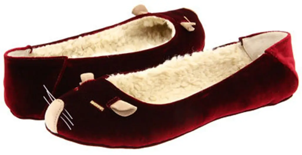 Marc by Marc Jacobs Velvet Mouse Slippers