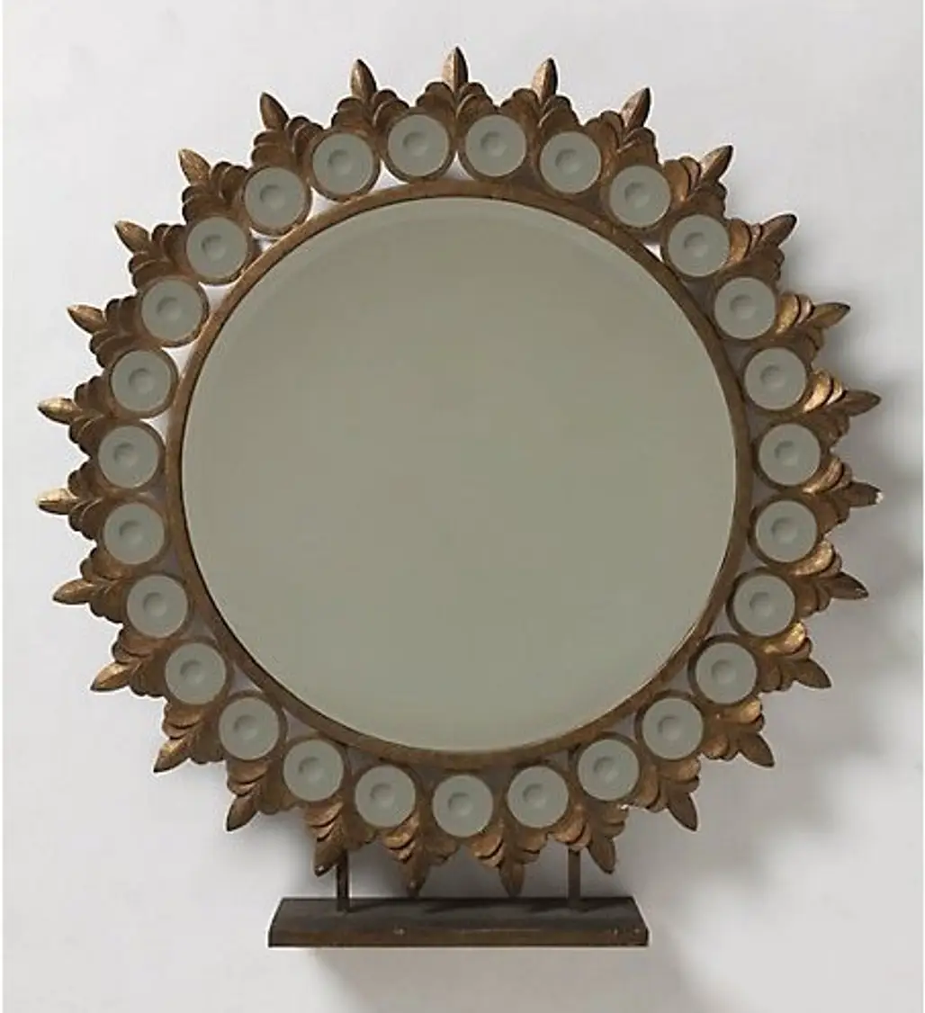 Standing Medallion Mirror