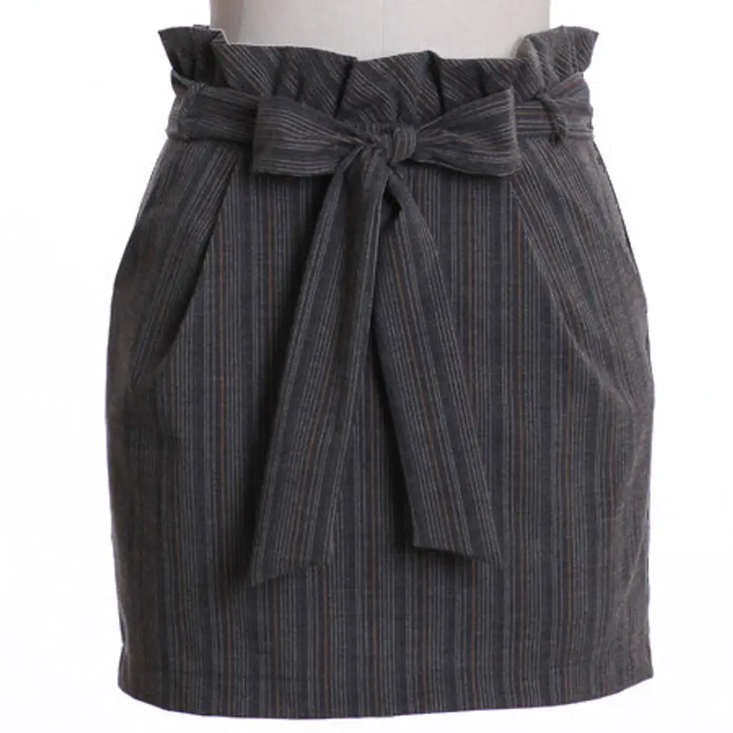 A Perfect Day for Pinstripes Skirt