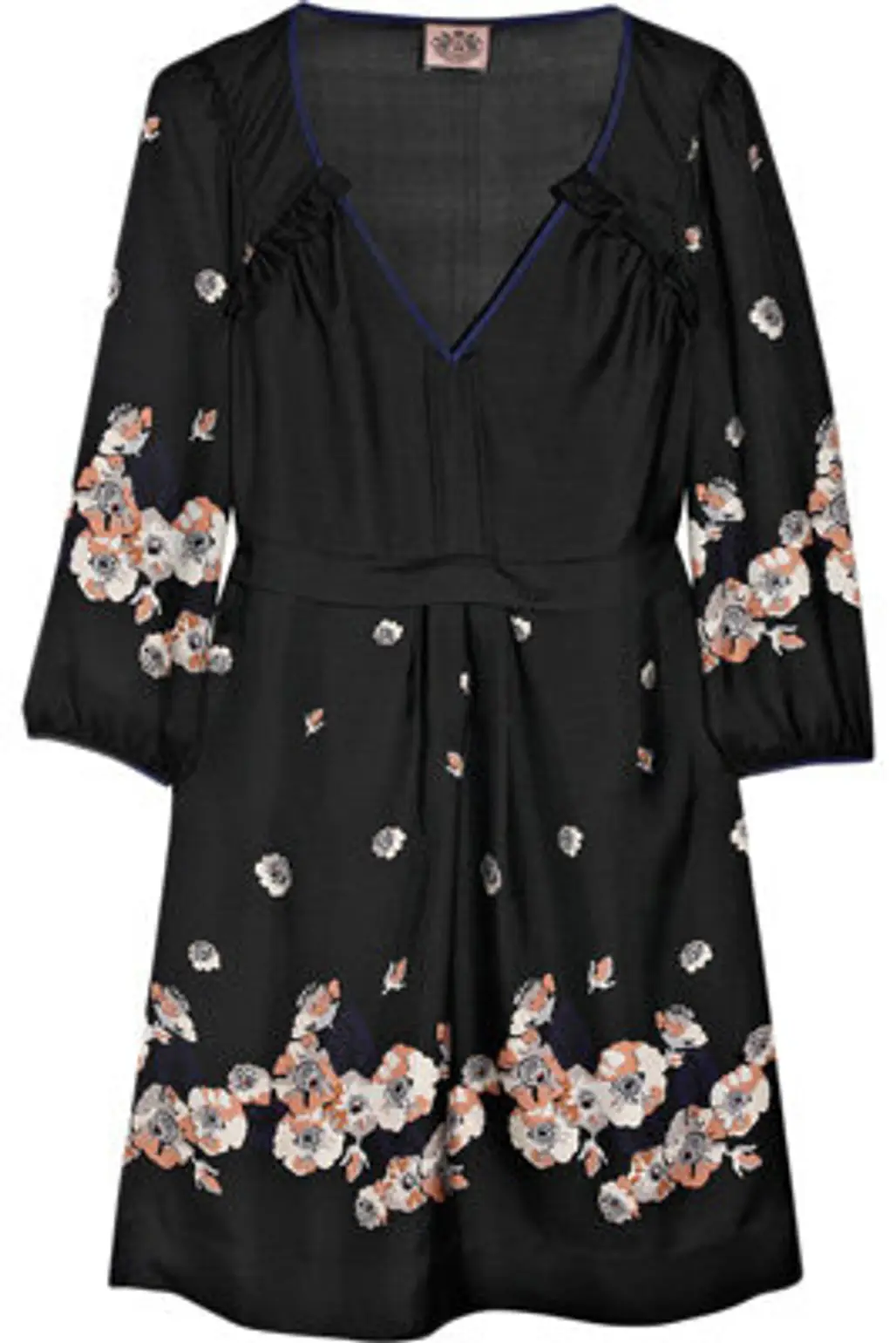 Juicy Couture Printed Silk-Satin Dress