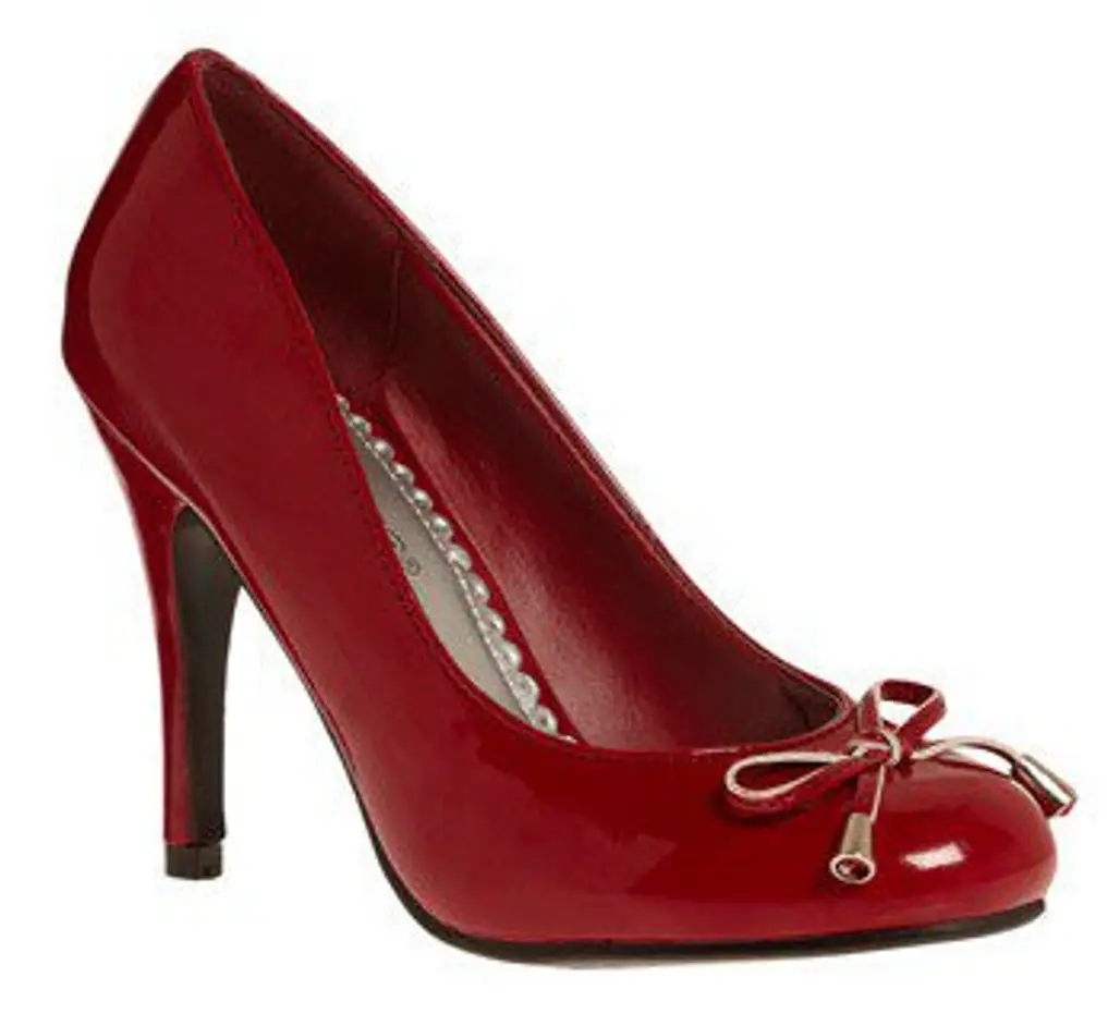 Patently Perfect Heel in Ruby