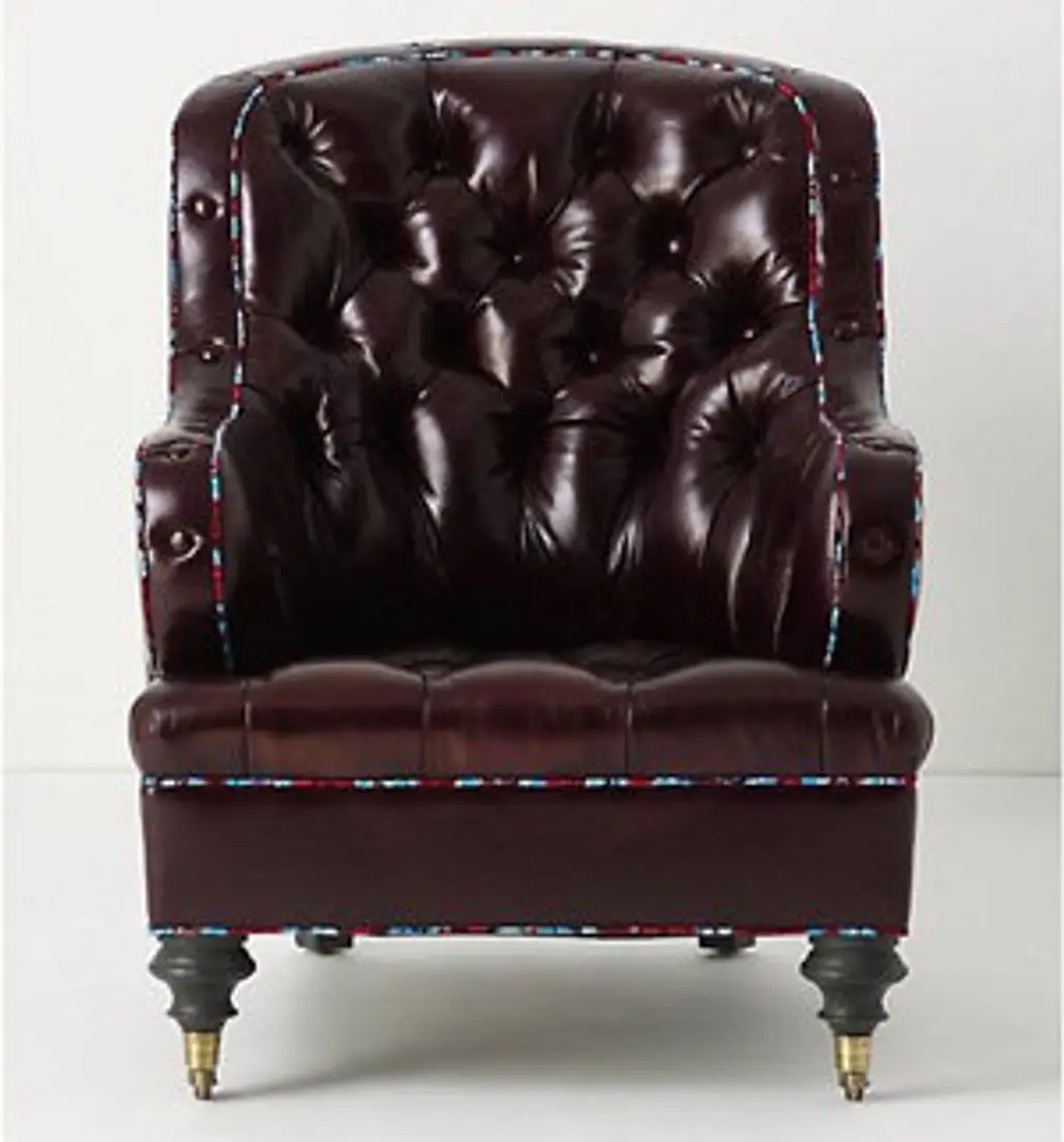 Lunet Chair, Amethyst Leather