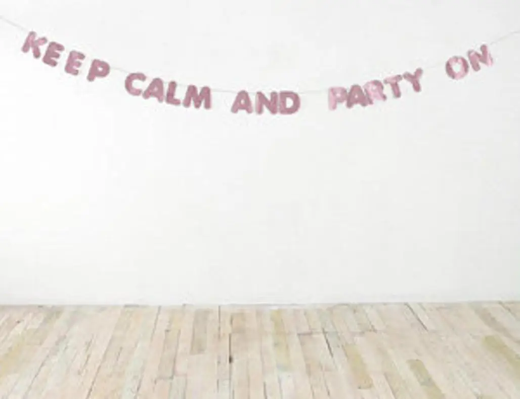Keep Calm Party Banner