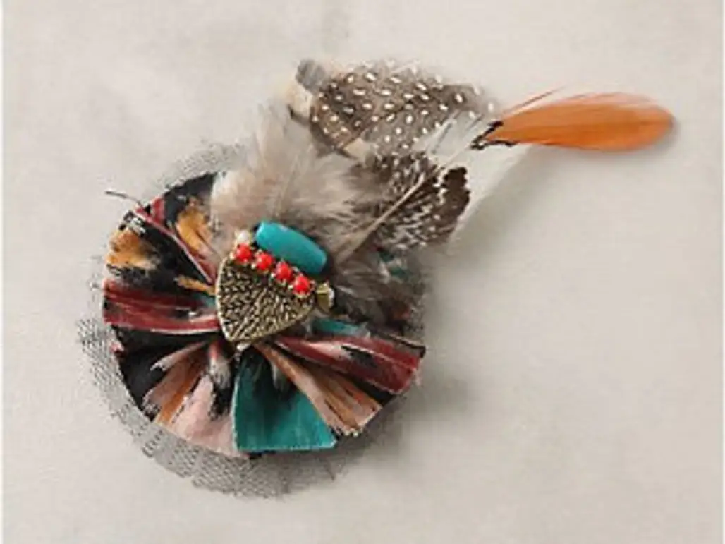 Fanciful Feather Clip