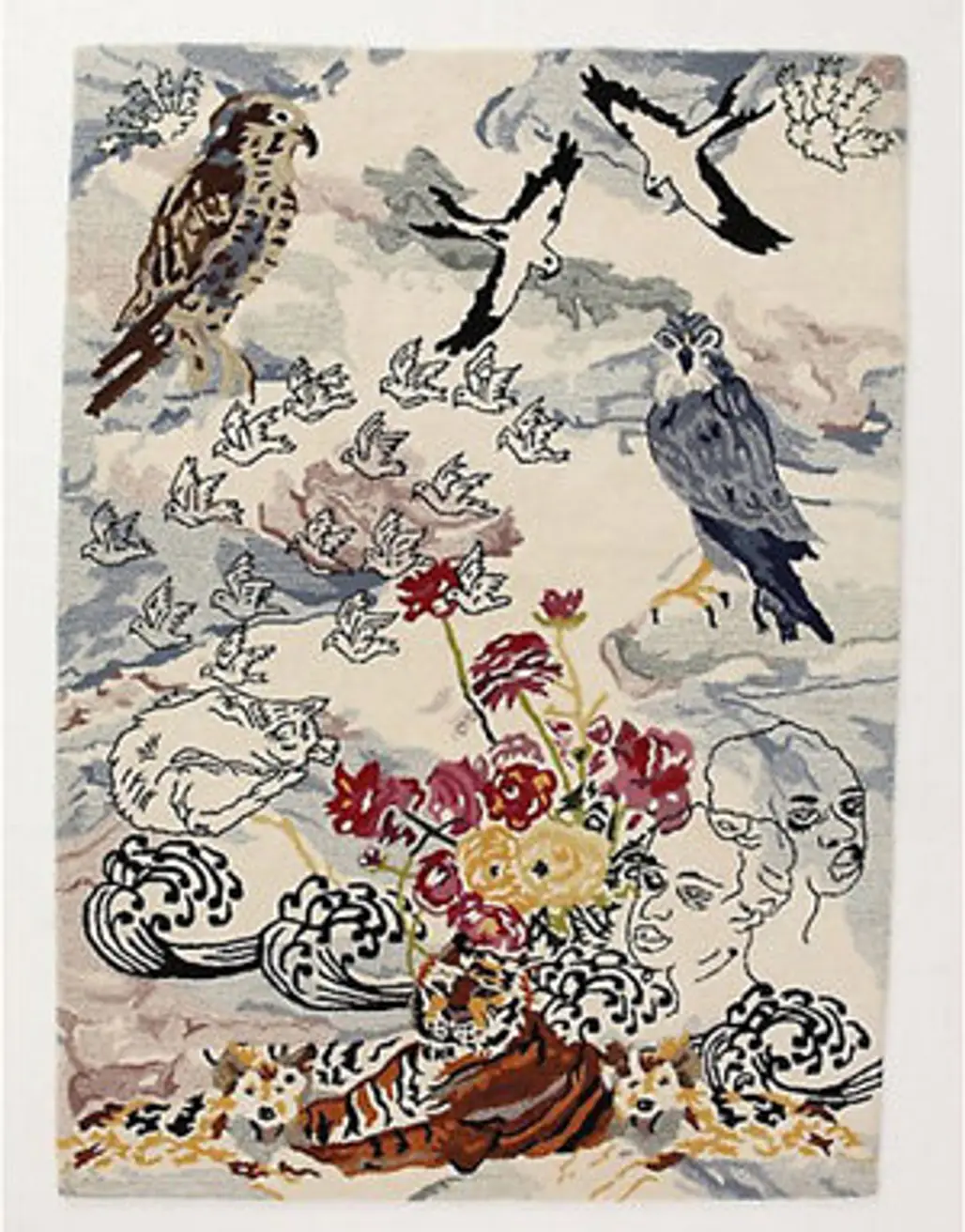 Anthropologie Winged Whimsy Rug