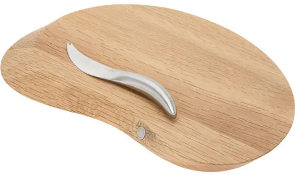 Georg Jensen Forma Cheese Board and Knife