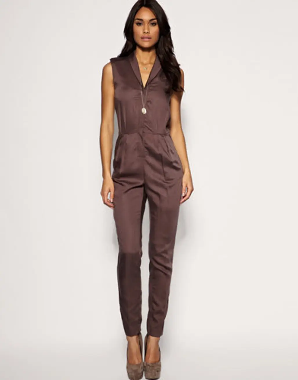 Sleeveless Tapered Leg Jumpsuit by ASOS