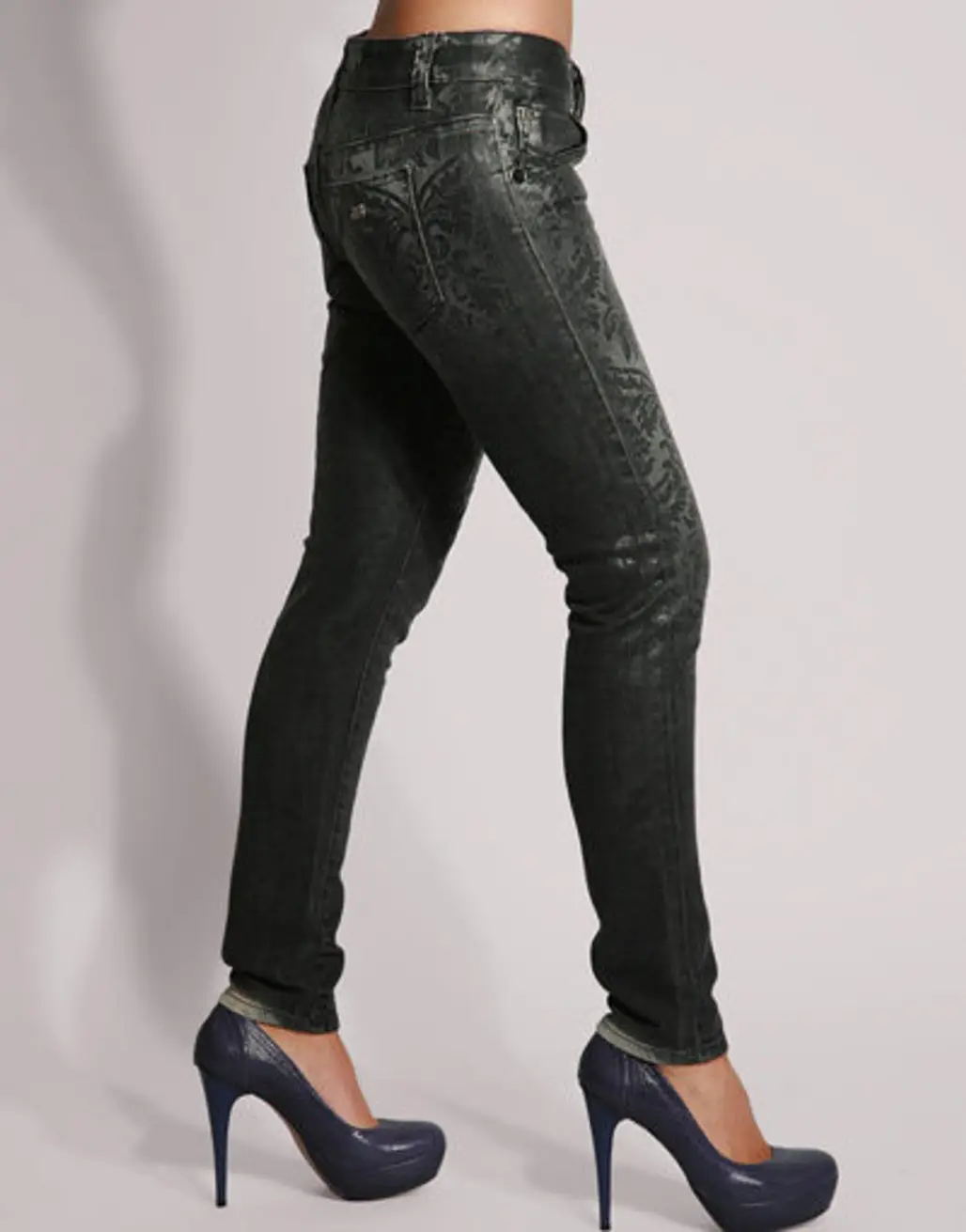 Miss Sixty Lace Print Jeans