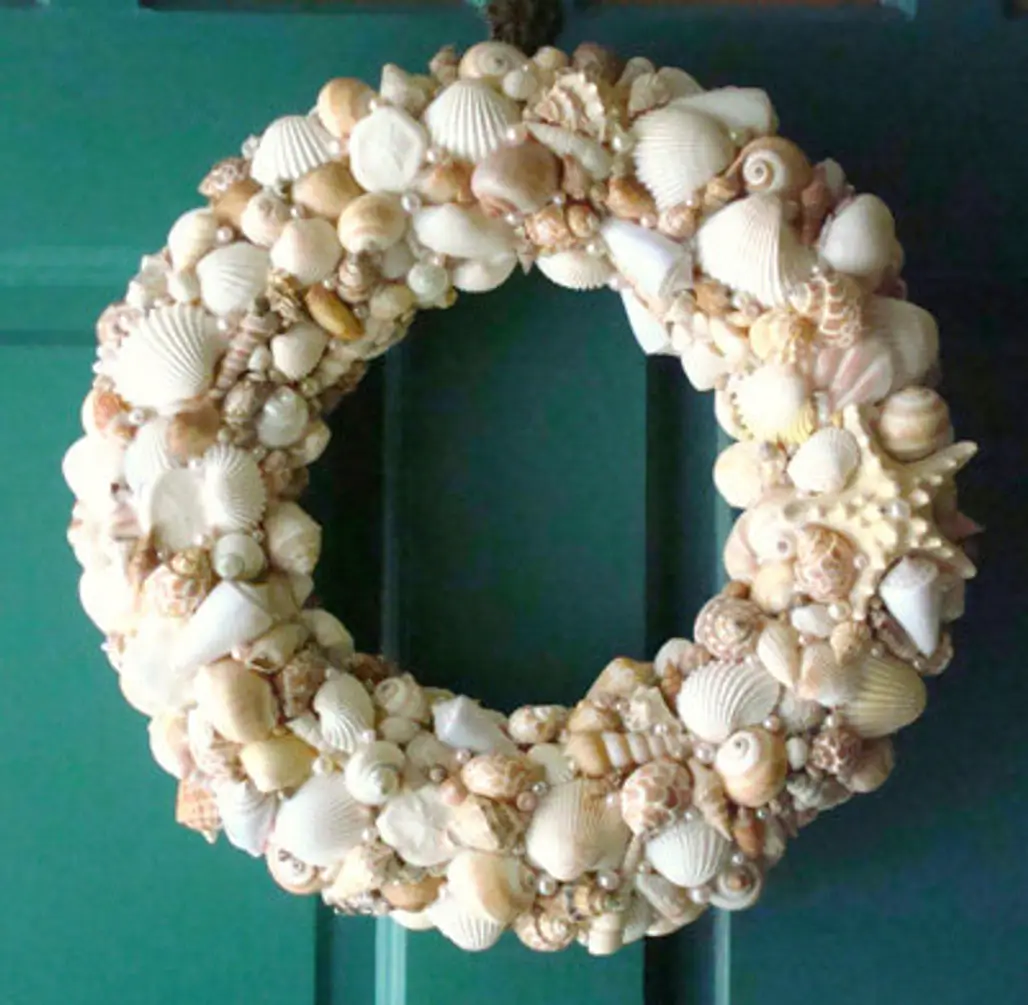 Natural Seashell Wreath