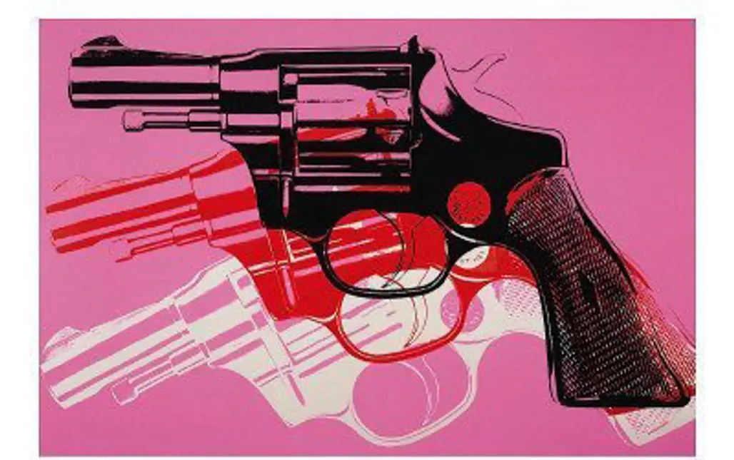 Gun Art Print Poster by Andy Warhol