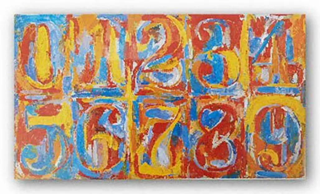 Zero-Nine, 1958/59 by Jasper Johns