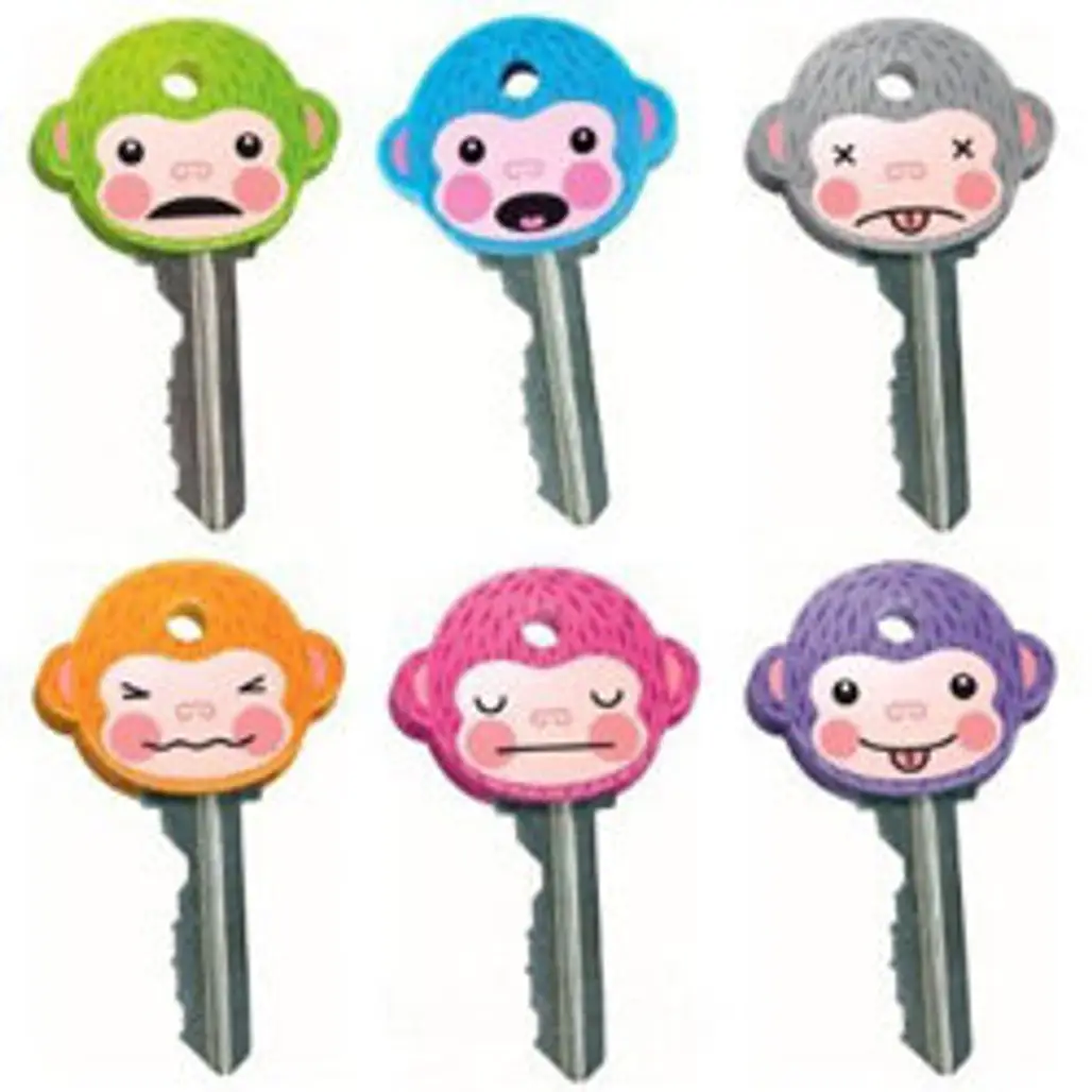Six Monkey Key Caps