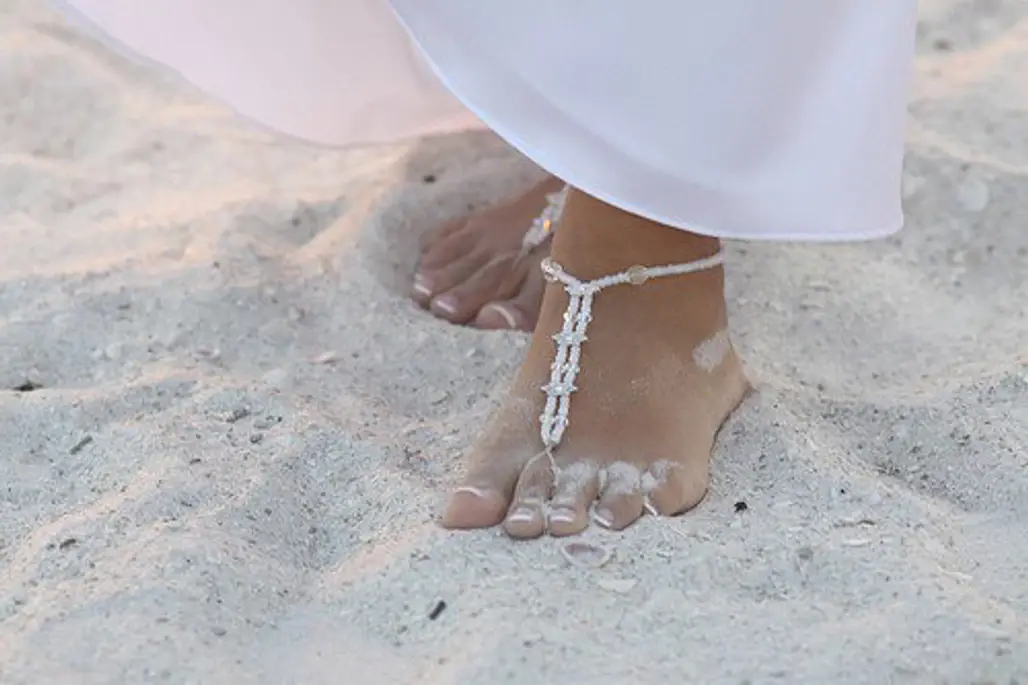 Beach Wedding Barefoot Sandals