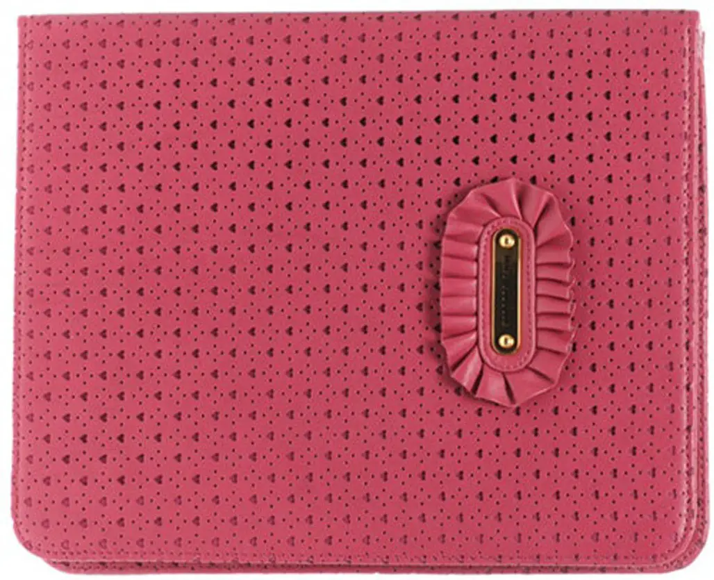 Juice Couture Perforated Heart IPad Case