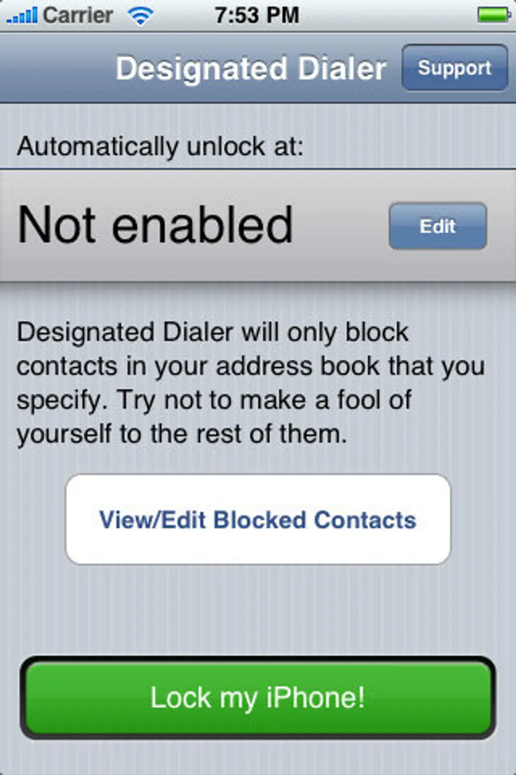Designated Dialer for IPhone – by Phase2 Media