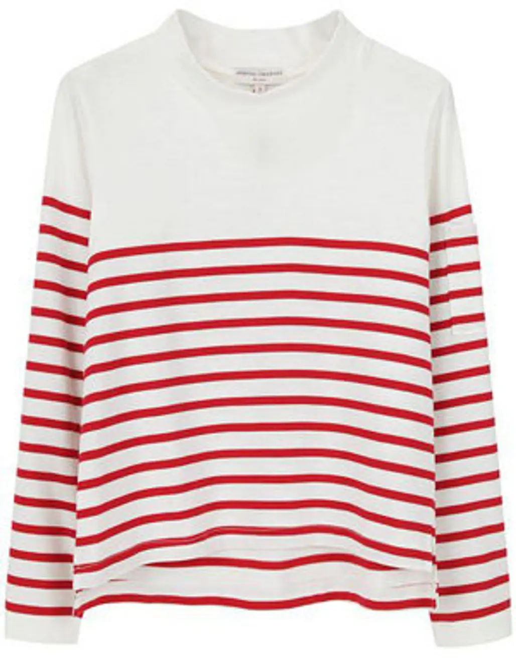 Opening Ceremony Cropped Red Stripe Top