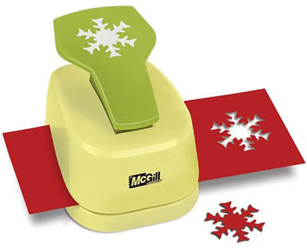 Paper Blossoms 'Alpine Snowflake' Lever Punch