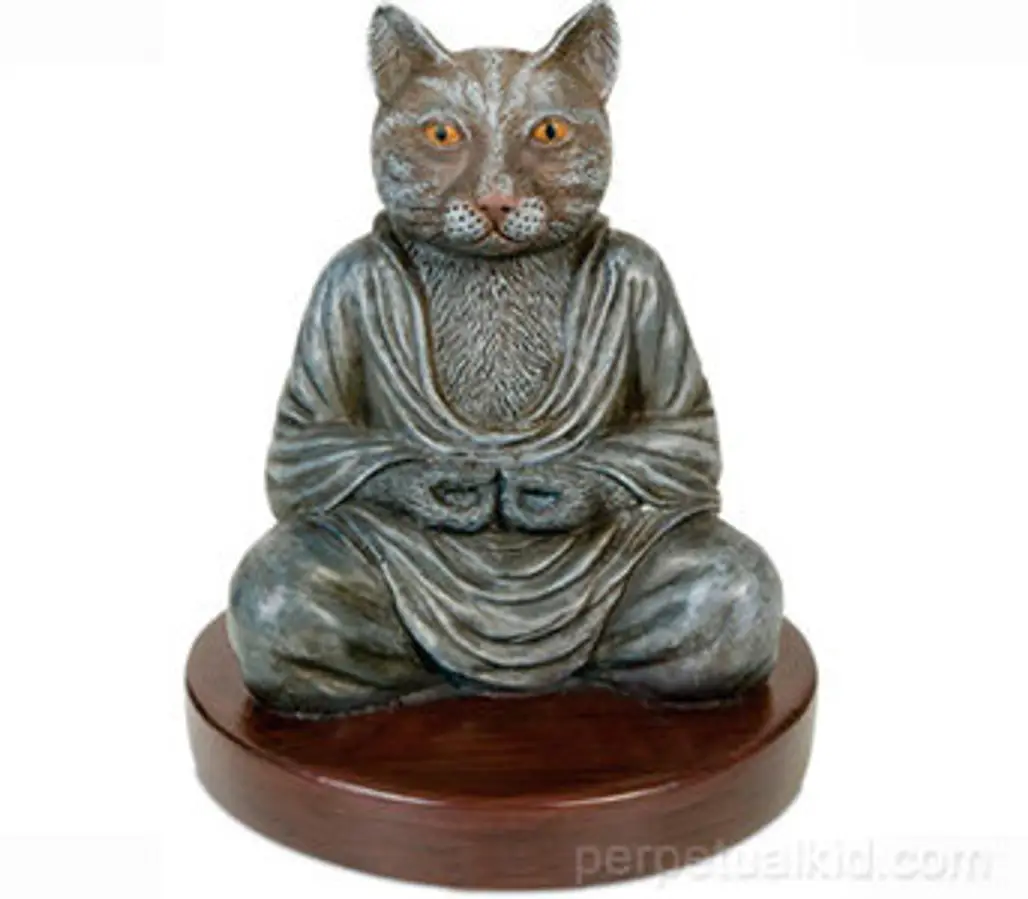 Cat Buddha Statue