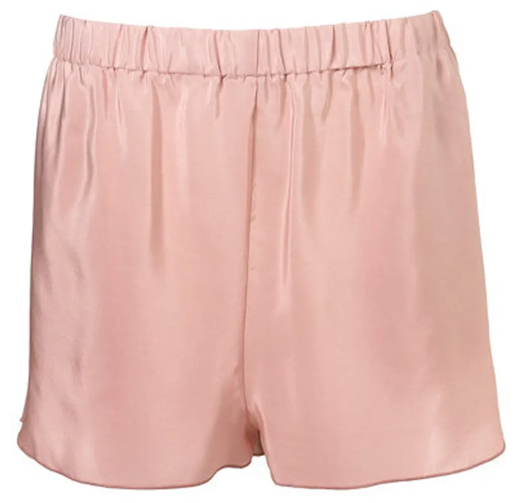 Boutique Pink Silk Shorts