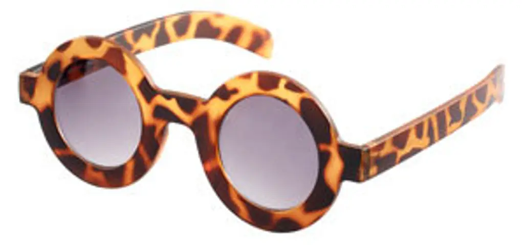 Asos Flat round Tortoiseshell Sunglasses