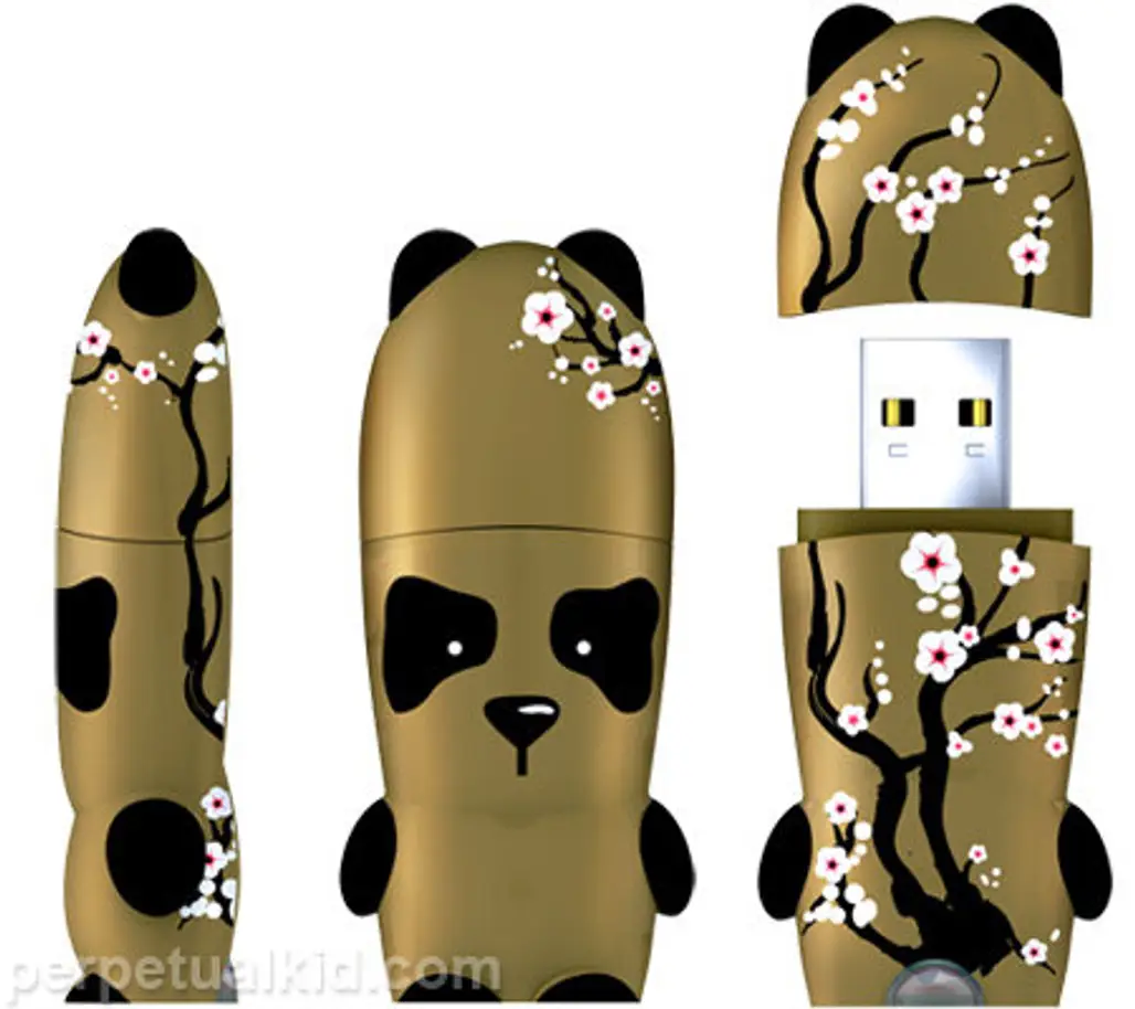 Golden Panda USB Flash Drive