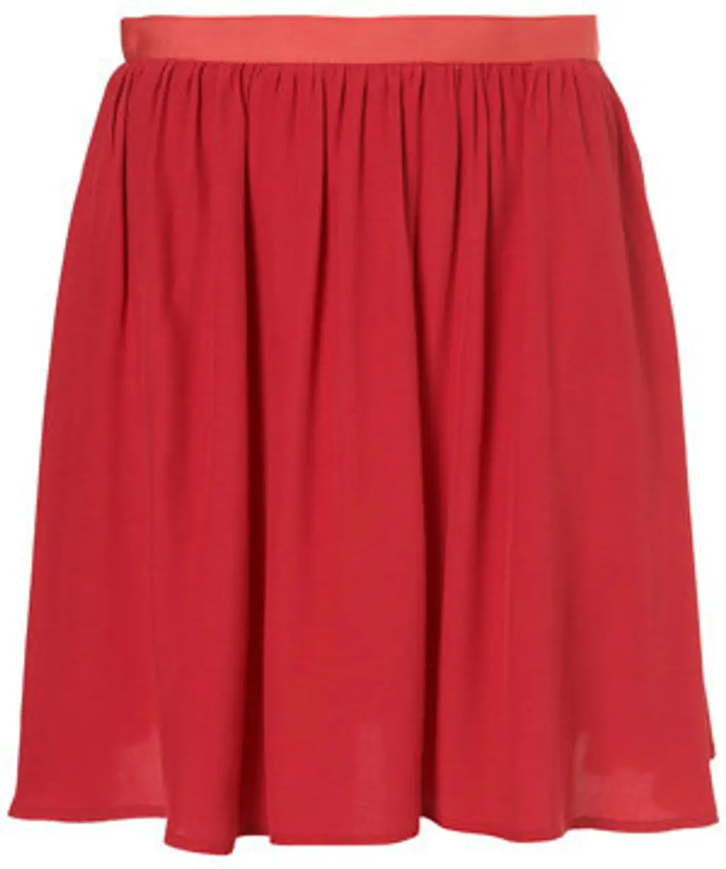 Raspberry Flippy Skirt