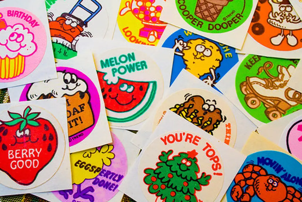 You Cherished Your Scratch and Sniff Sticker Collection