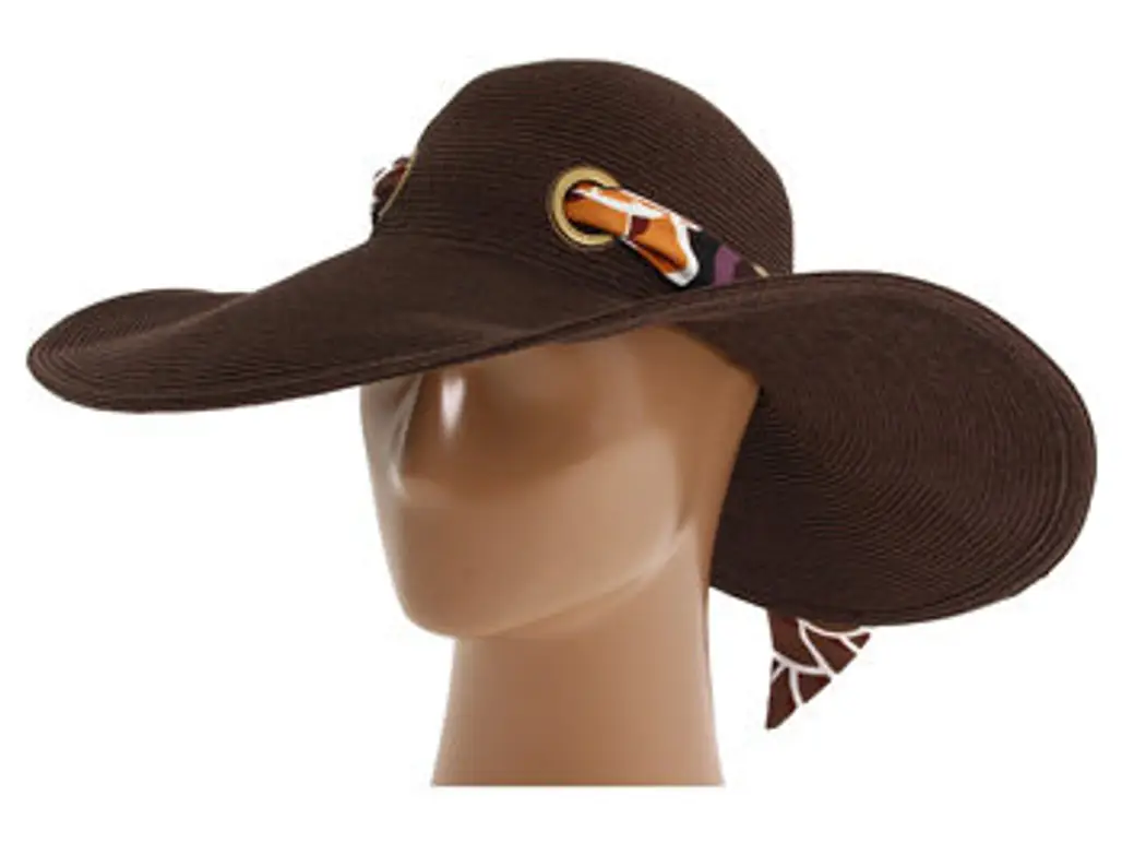 San Diego Hat Company Grommet and Scarf Floppy Hat