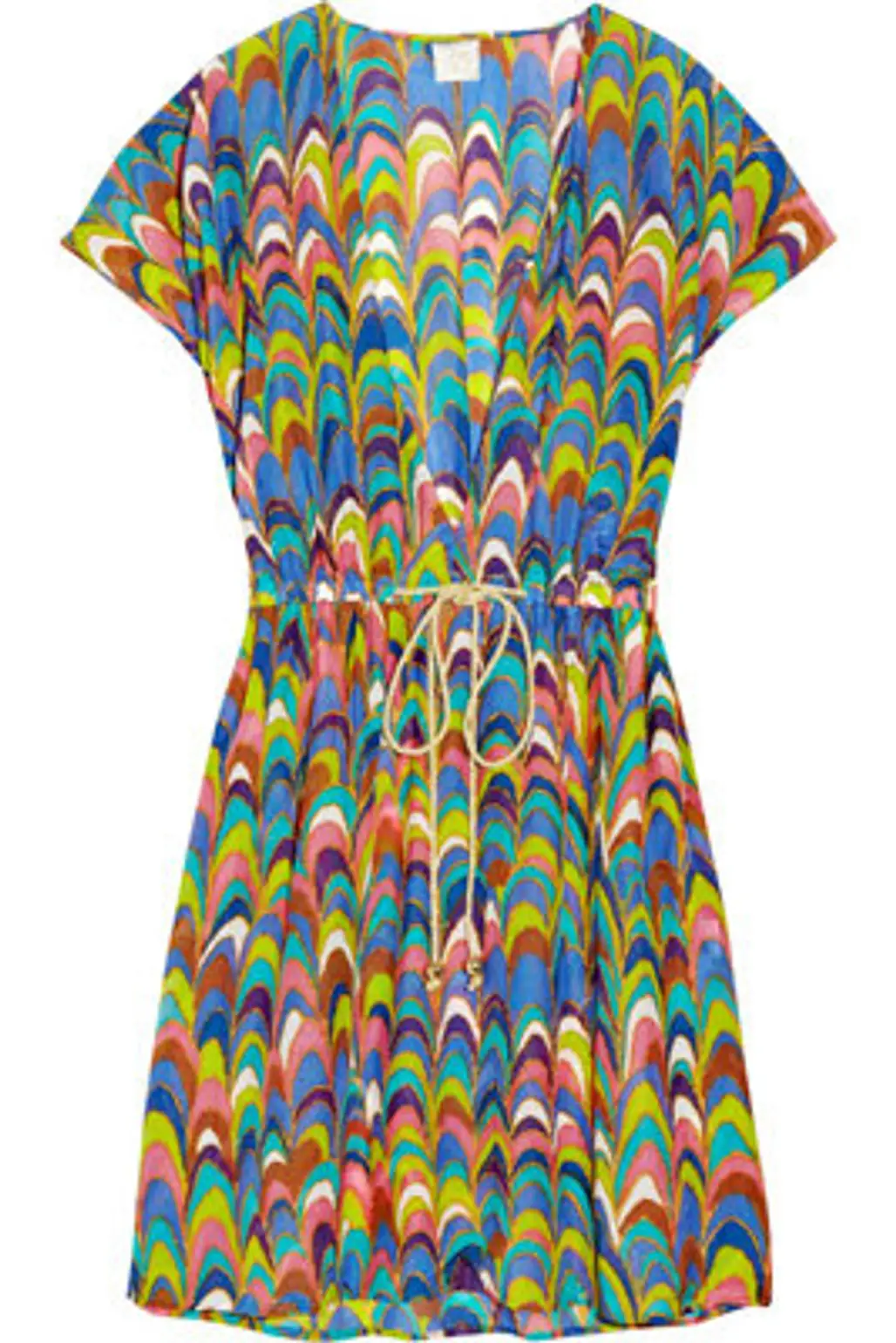 Milly Azores Printed Cotton and Silk-Blend Dress