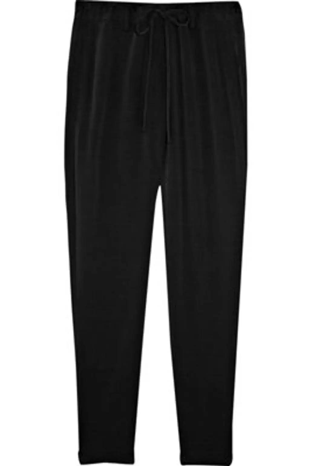 Theory Cropped Stretch Silk Pants