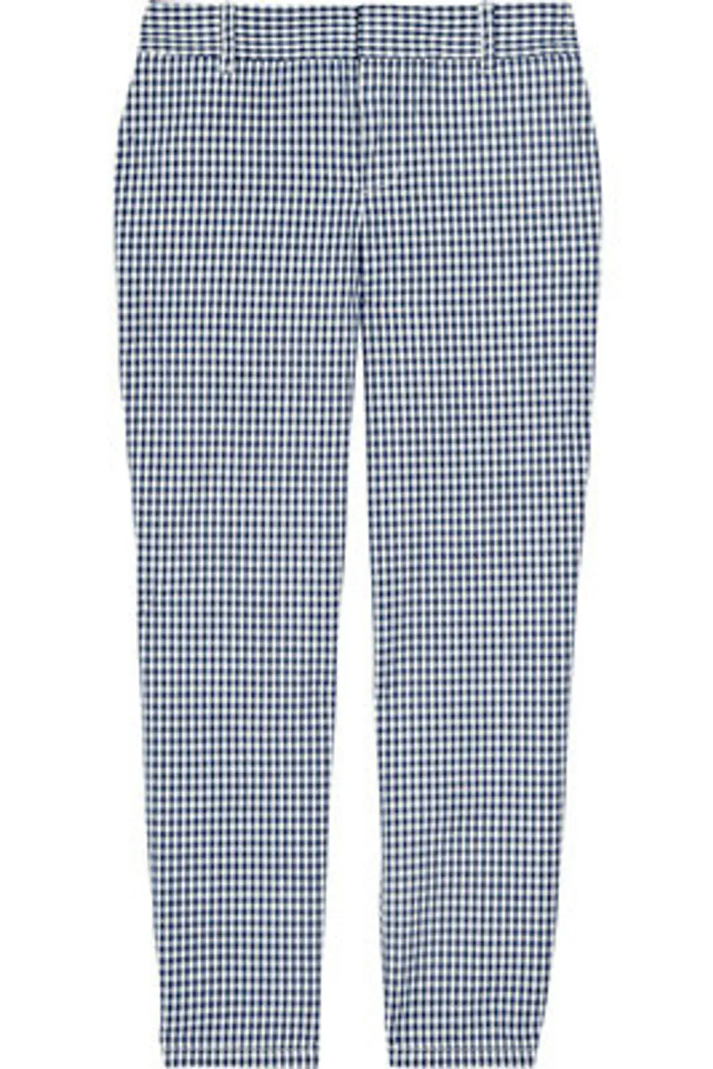 J.Crew Gingham Cropped Cotton Pants