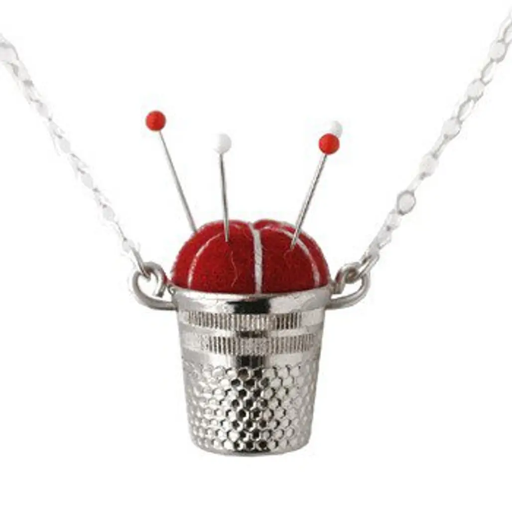 Pin Cushion Necklace