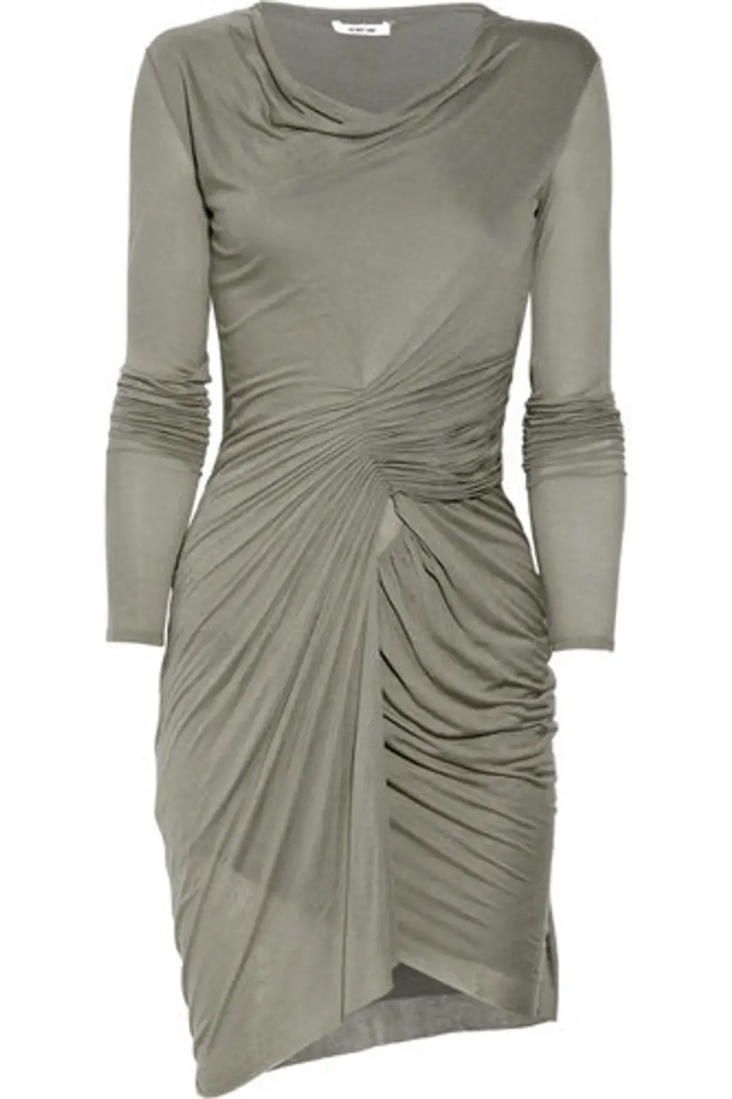 Helmut Lang Ruched Jersey Dress