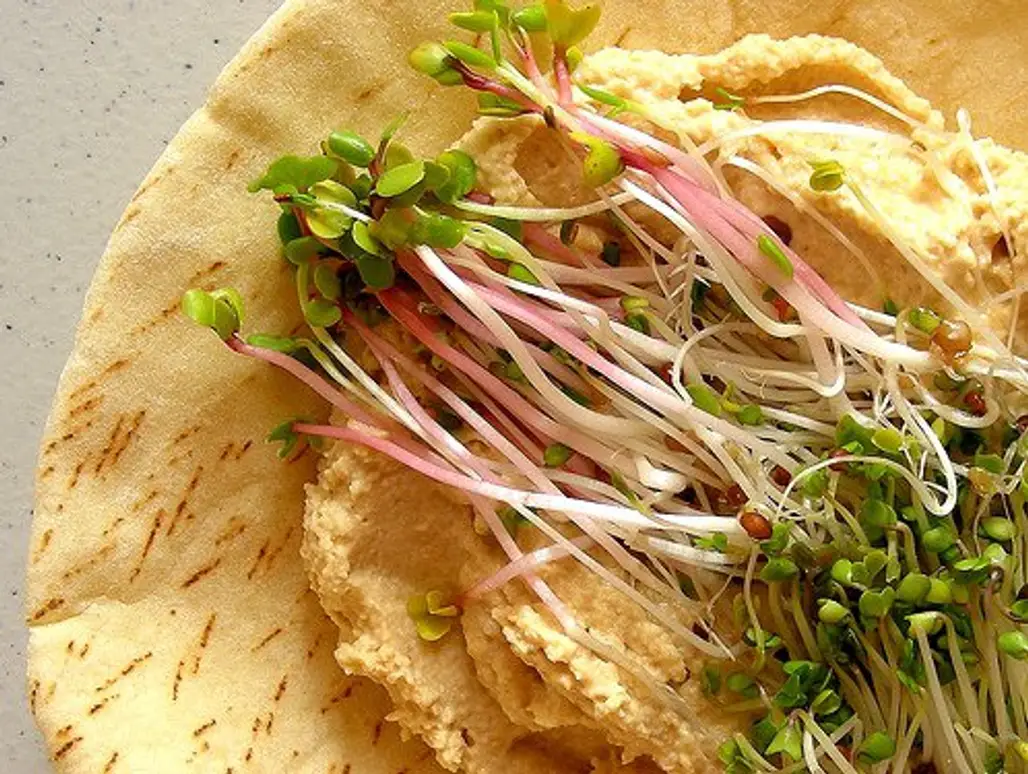 Pita Pockets with Sprouts