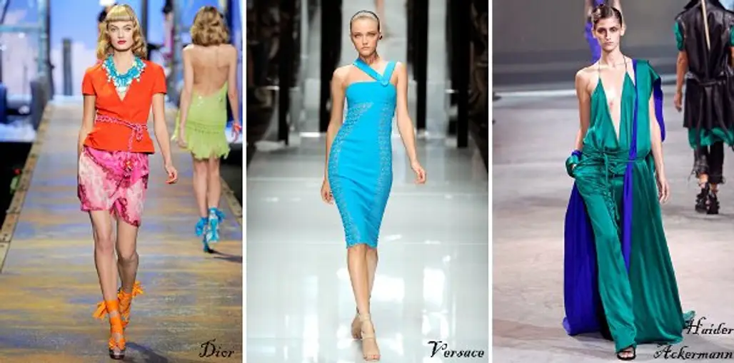 A Blast of Bright Color - One of This Season's Most Favorite Fashion Trends