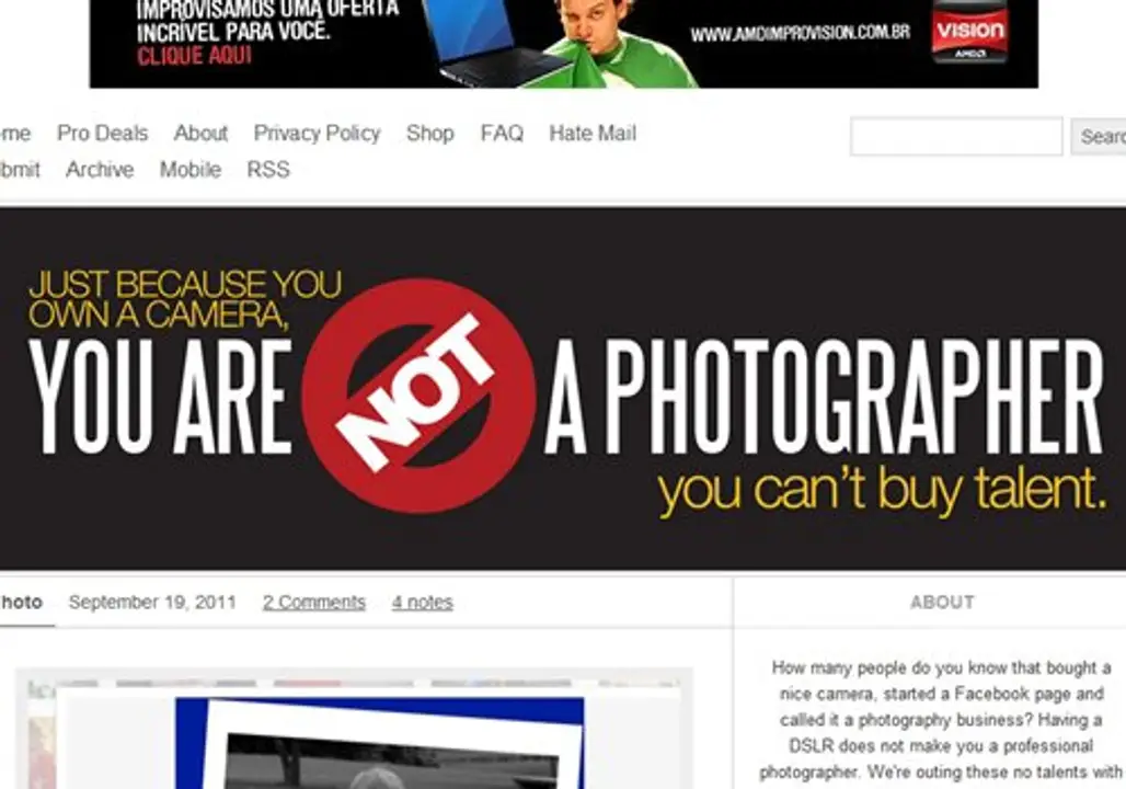 You Are Not a Photographer