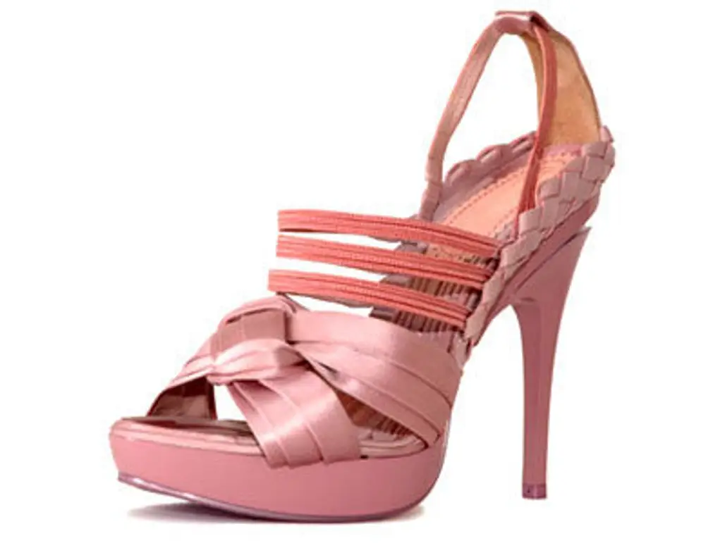 Satin and Elastic Sandals by John Galliano
