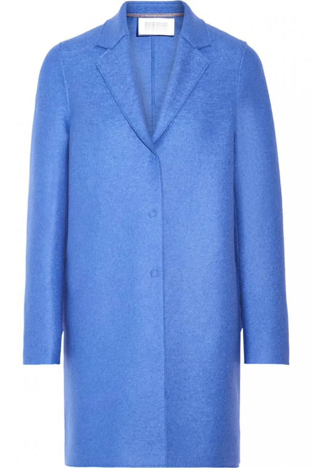 coat, blue, cobalt blue, electric blue, overcoat,