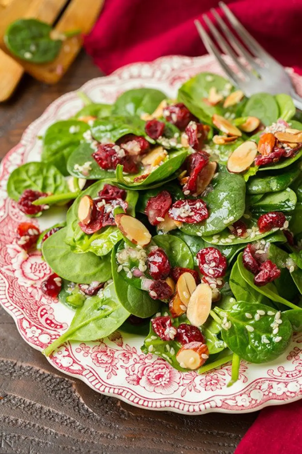 Have a Spinach Salad for Lunch Today