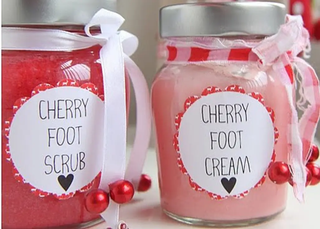 Cherry Foot Scrub and Cream
