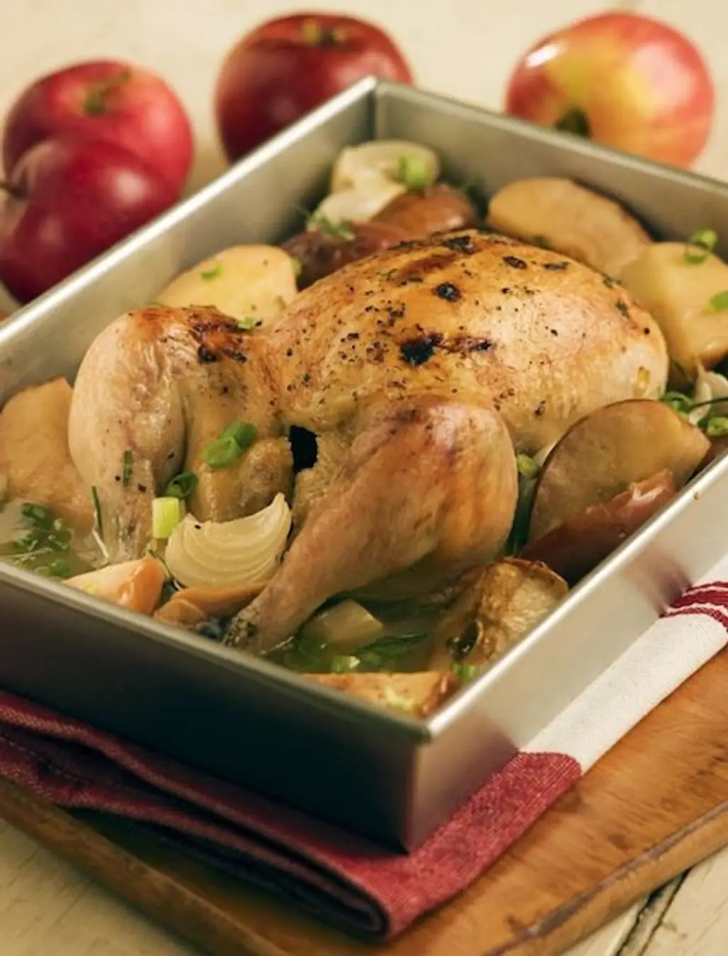 Chicken Sautéed with Apples