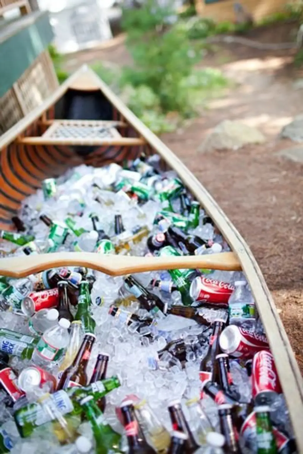 Use a Boat as a Drinks Cooler