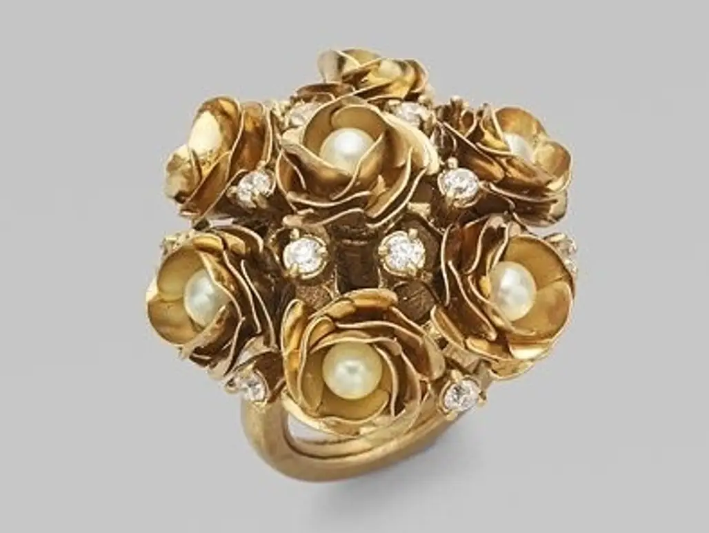 Juicy Couture Rose Cluster Ring
