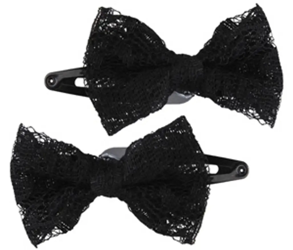 Forever21 Lace Bow Bobby Pins