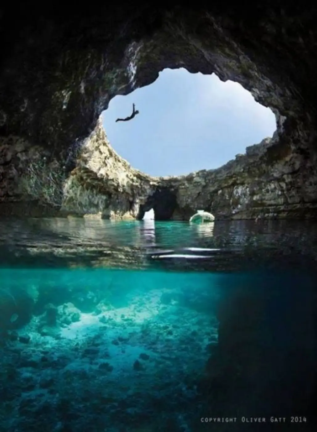 Dive into an Open Cave